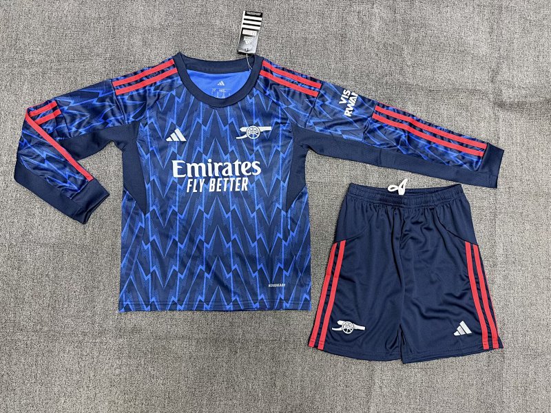 Kids Ars Away Long Sleeve Soccer Uniform 25 26-kaisa