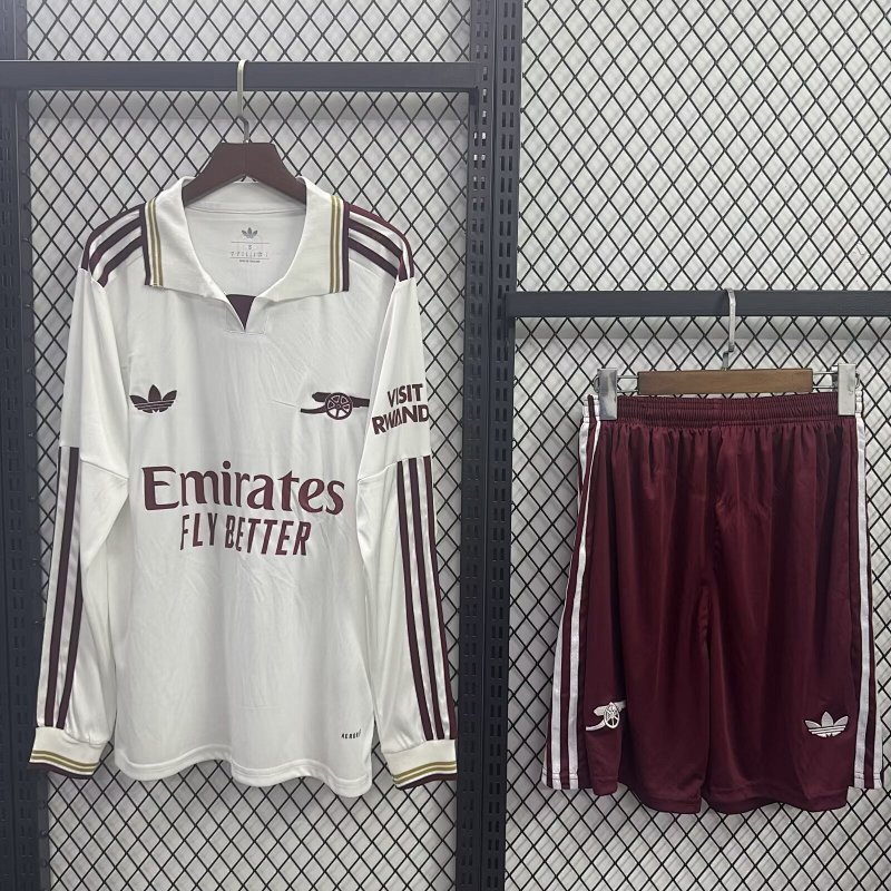 Ars Third Away Long Sleeve Soccer Uniform 25 26