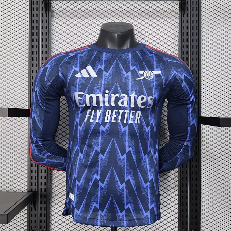 Player Version Ars Away Long Sleeve Soccer Jersey 25 26-baocheng