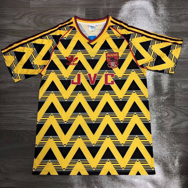 Ars Away Retro Soccer Jersey 1991 1993