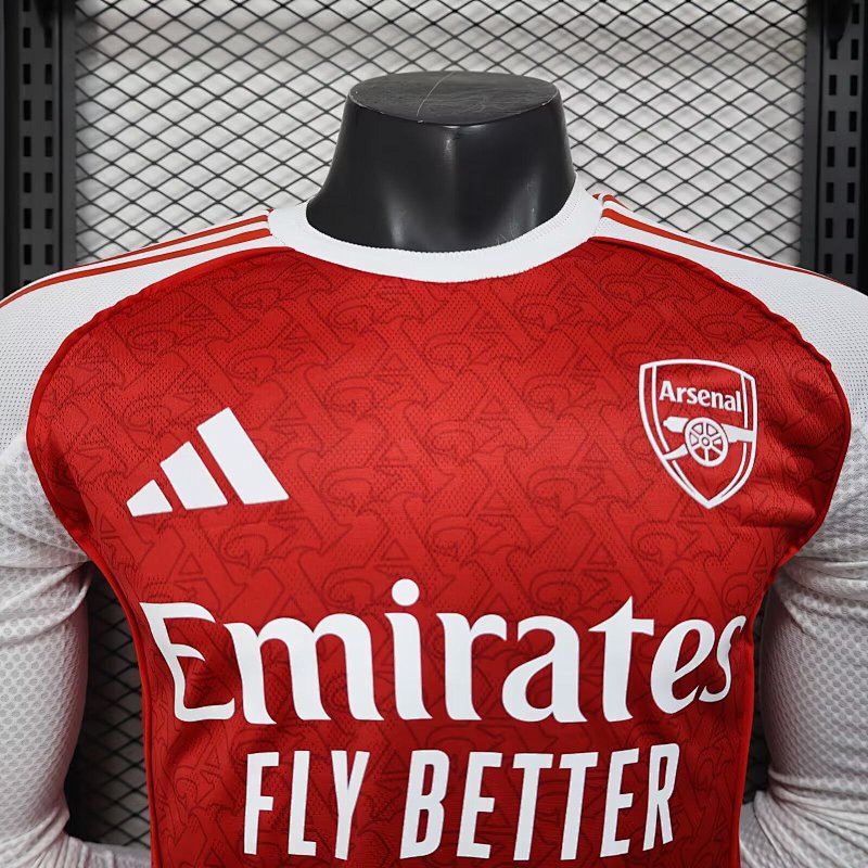 Player Versoin Ars Home Long Sleeve Soccer Jersey 2025 2026-baocheng