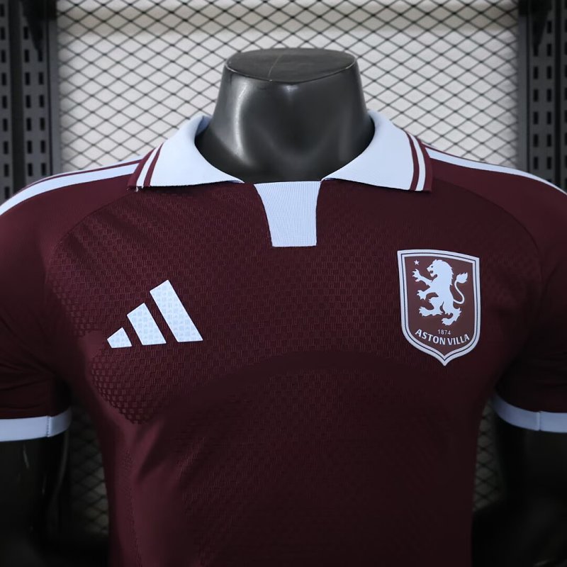 Player Version Aston Villa Home Soccer Jersey 26 27