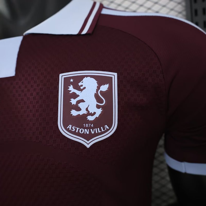Player Version Aston Villa Home Soccer Jersey 26 27