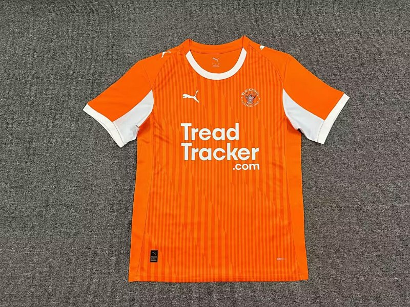 Blackpool Home Soccer Jersey 2025 2026-c1040