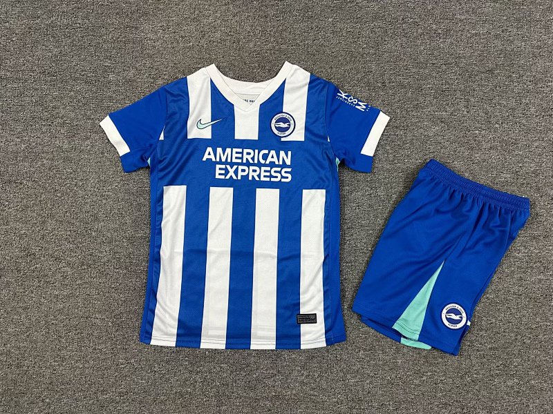 Kids Brighton Home Soccer Uniform 2025 2026-1040