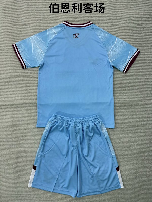 Kids Burnley Away Soccer Uniform 25 26