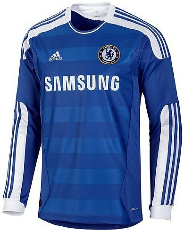 2011-2012 CFC Home Long Sleeve Retro Soccer Jersey Shirt