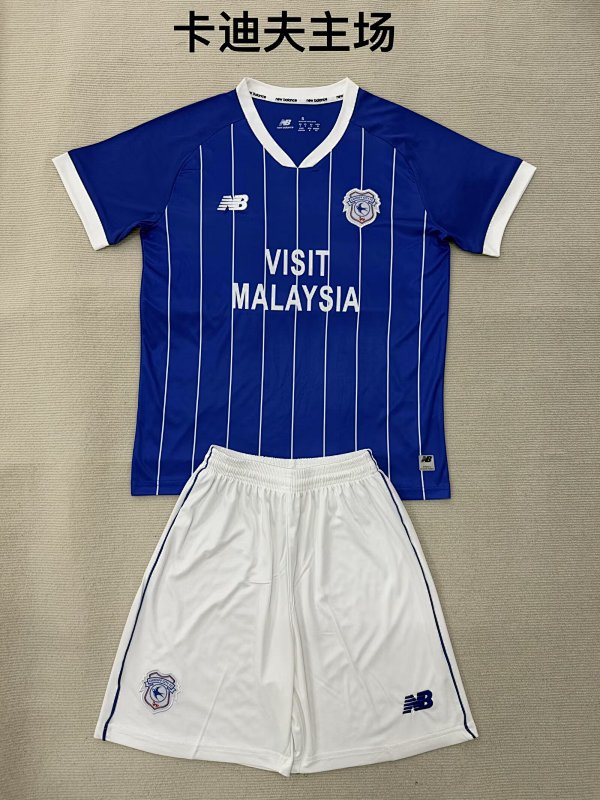 Adults And Youth Cardiff Home Soccer Uniform 25 26