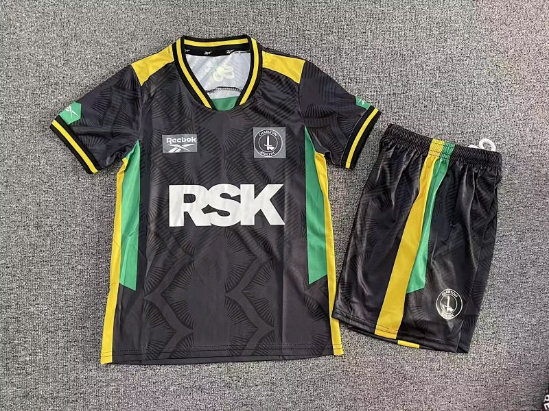 Kids Charlton Third Away Soccer Uniform 25 26-1040