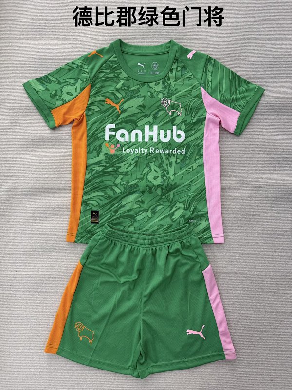 Adults And Youth derbyshire Goalkeeper Soccer Uniform 25 26-Li