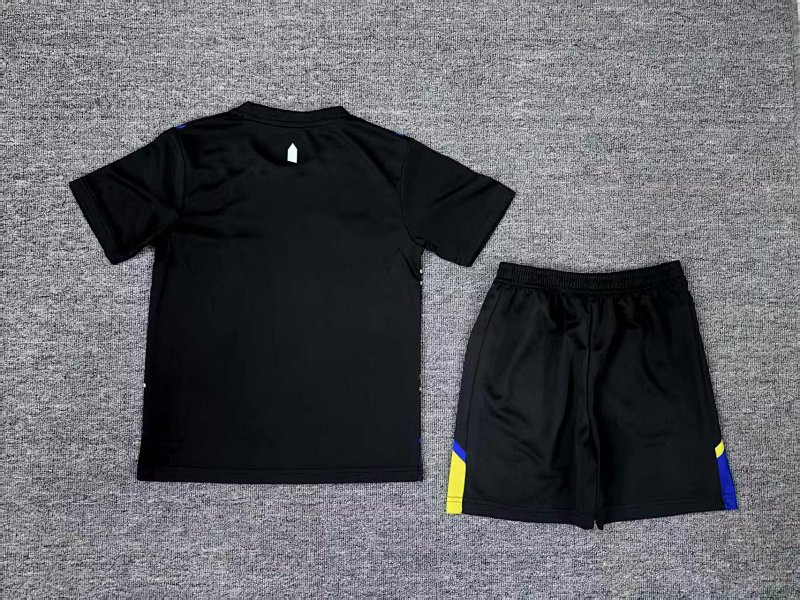 Kids Everton Third Away Soccer Uniform 25 26-bailiyuan
