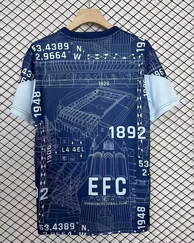 Everton Training Soccer Jersey 2025 2026-baiyue