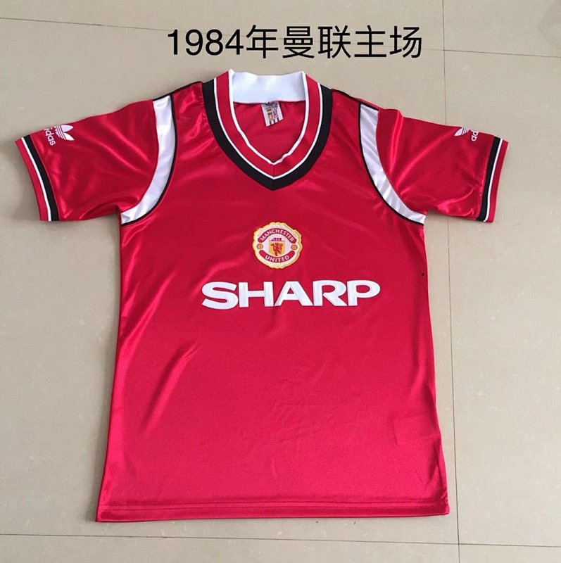 MU Home Retro Soccer Jersey 1984