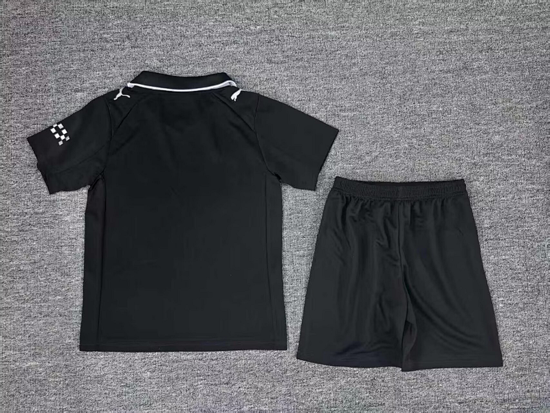 Kids Man City Away Soccer Uniform 25 26-bailiyuan