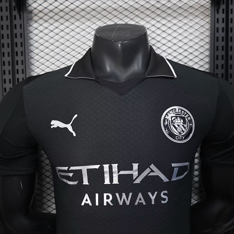 Player Version Man City Fourth Soccer Jersey 2025 2026-baocheng