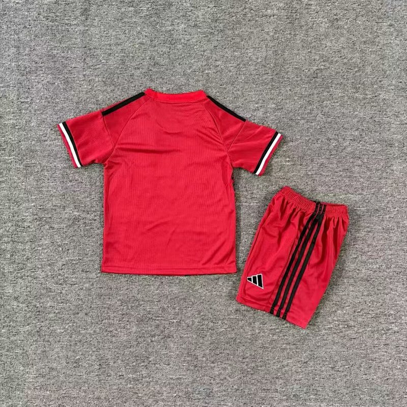 Kids Man United Special Soccer Uniform 25 26-huirong