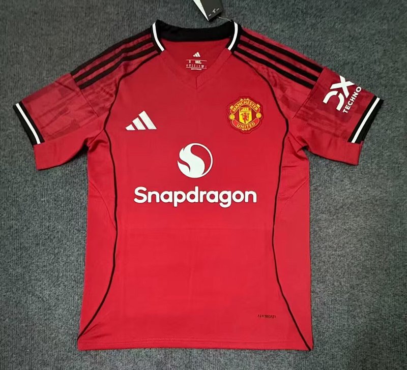 Man United Home Soccer Jersey 2025 2026