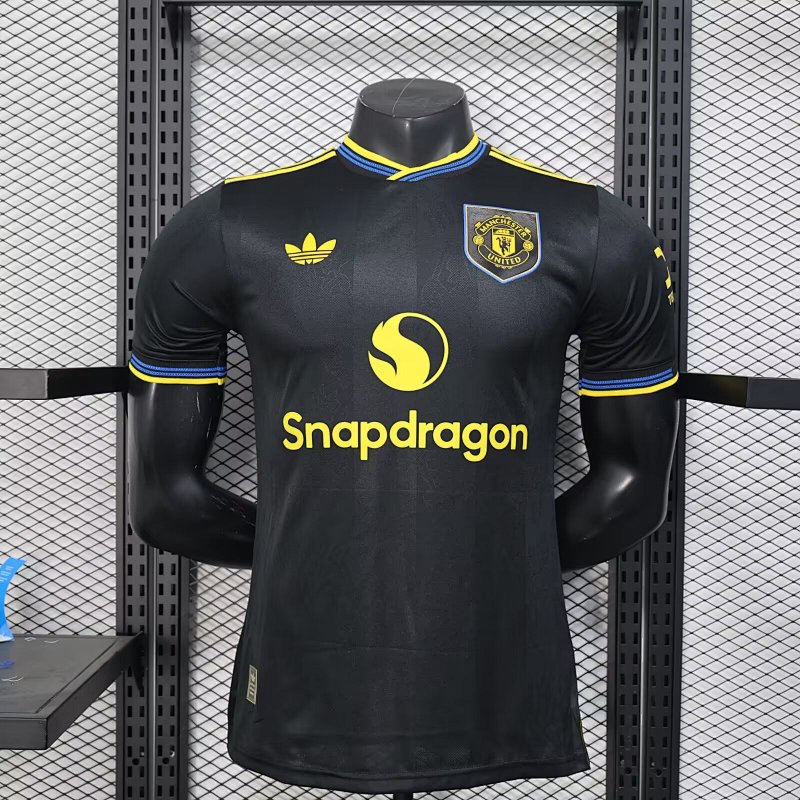Player Version Man United Third Away Soccer Jersey 2025 2026-baocheng