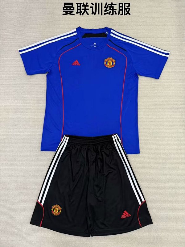 Adults And Kids Man United Training Soccer Uniform 2025 2026-Li