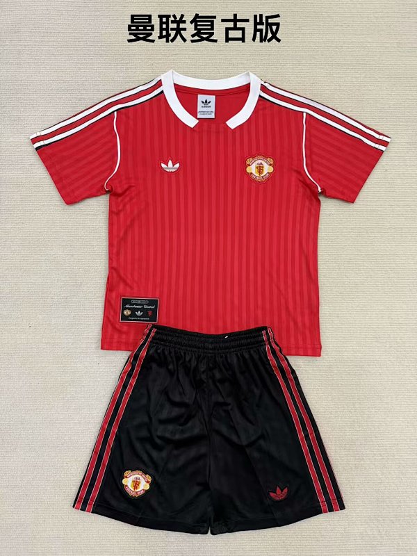 Adults And Kids Man United Special Soccer Uniform 2025 2026-Li