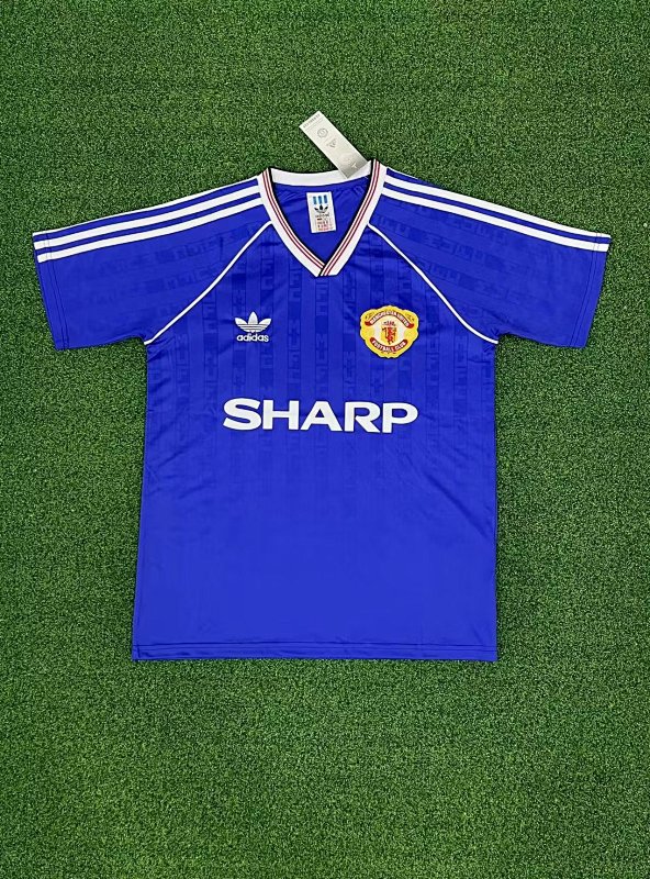 Retro Man United Special Soccer Jersey 1988 1990-yongfa (