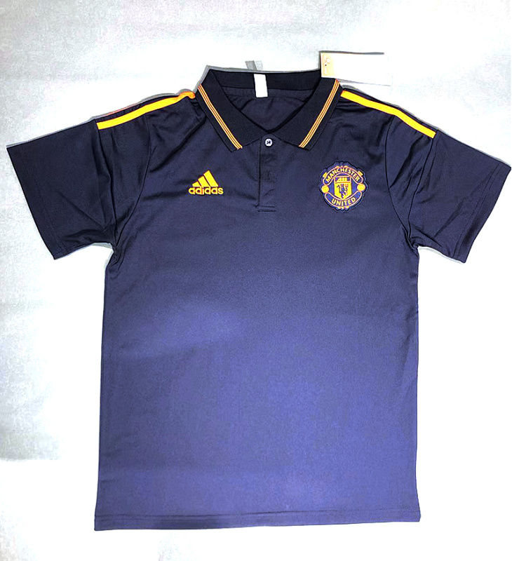 Man United Blue Polo