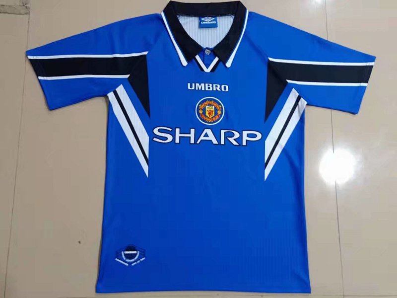 Man United Third Away Retro Soccer Jersey 1996 97