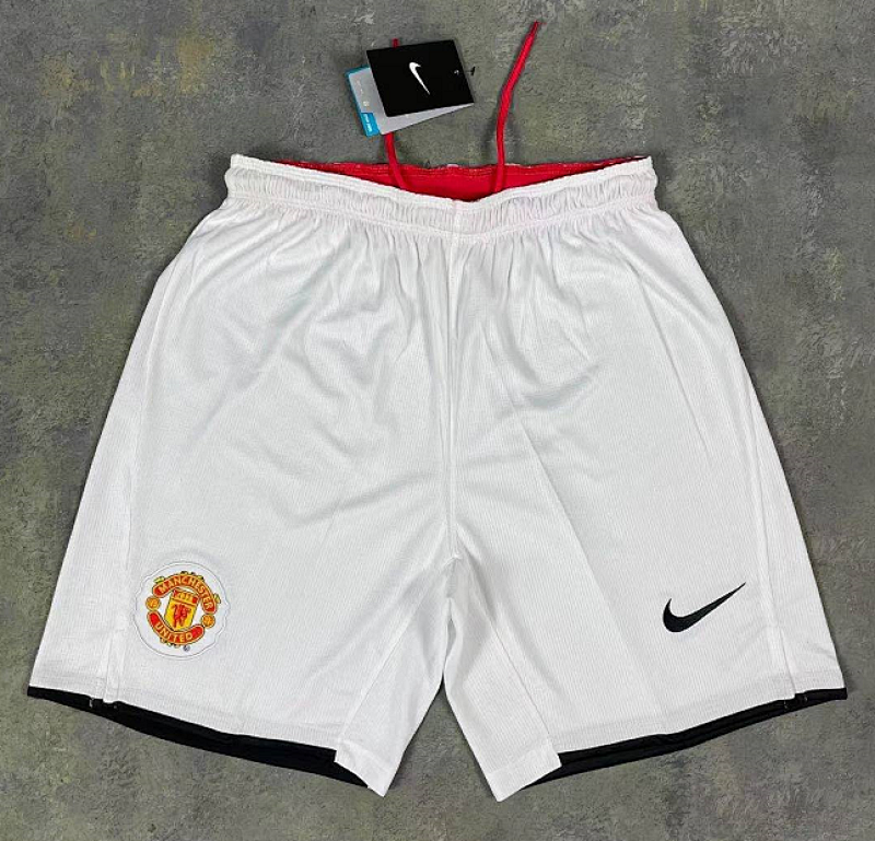 Man United Home Soccer Shorts 2008