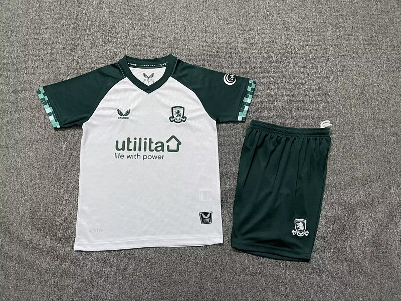 Kids Middlesbrough Third Away Soccer Uniform 25 26-1040
