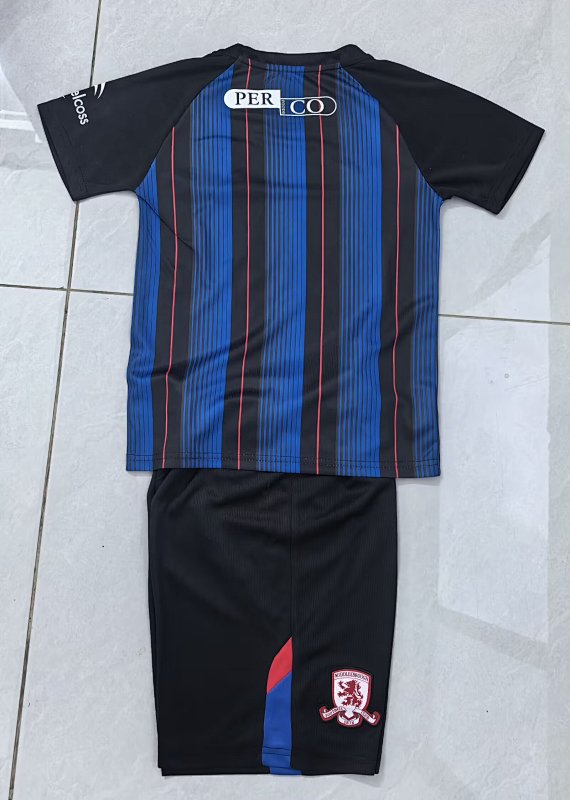 Youth Middlesbrough Away Soccer Uniform 25 26-taiyun
