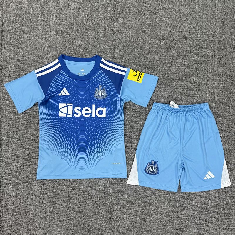 Kids Newcastle Goalkeeper Soccer Uniform 25 26-huirong