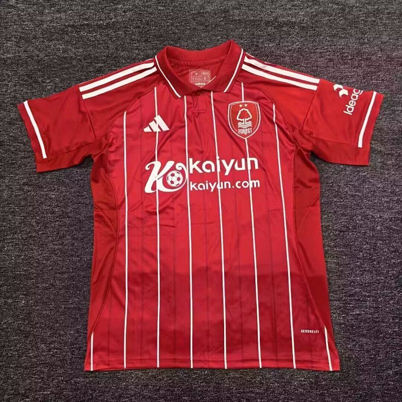 Nottingham Forest Home Soccer Jersey 2025 2026-boom