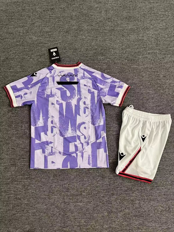 Kids Sheffield Wednesday Away Soccer Uniform 25 26-junyi