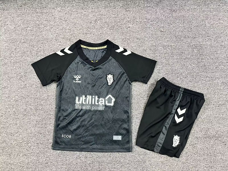 Kids Sunderland Third Away Soccer Uniform 25 26