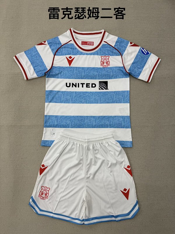 Adullts And Youth Wrexham Third Away Soccer Uniform 26 27