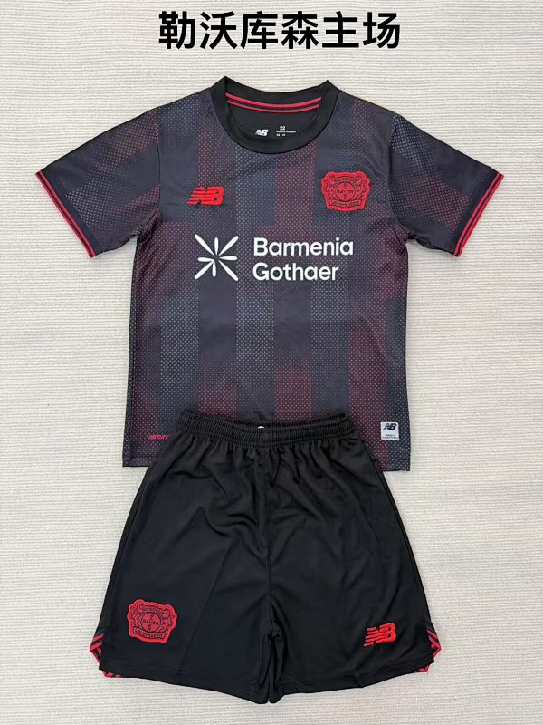 Adults And Youth Leverkusen Home Soccer Uniform 25 26-Li