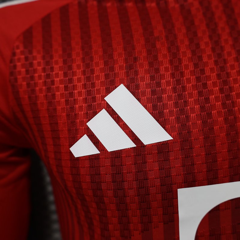 Player Version FCB Home Long Sleeve Soccer Jersey 26 27