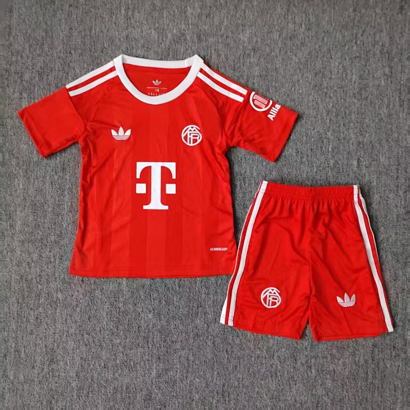 Kids FCB Goalkeeper Soccer Uniform 25 26-bailiyuan