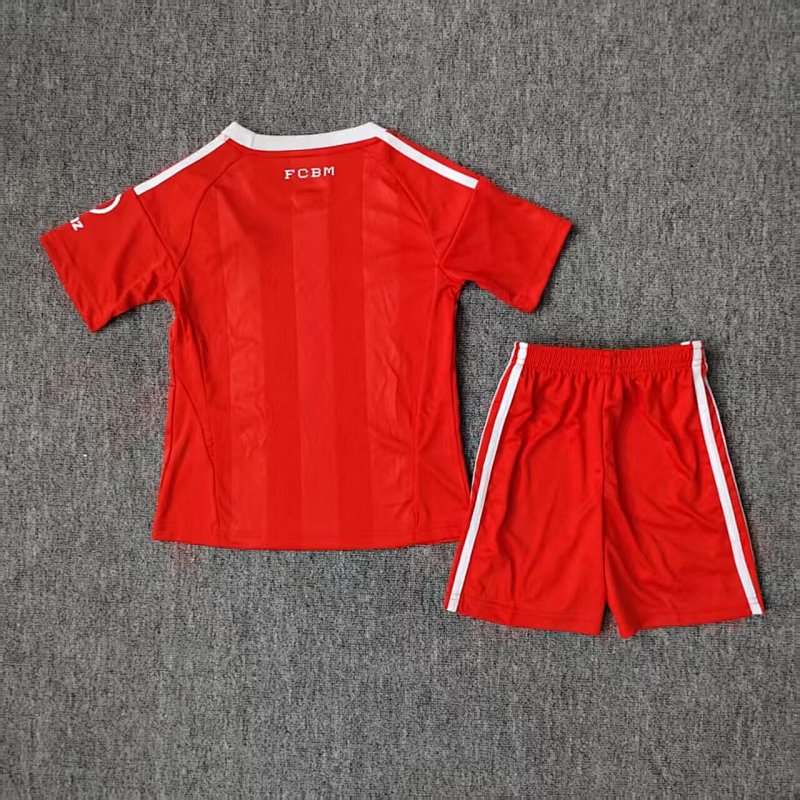 Kids FCB Goalkeeper Soccer Uniform 25 26-bailiyuan