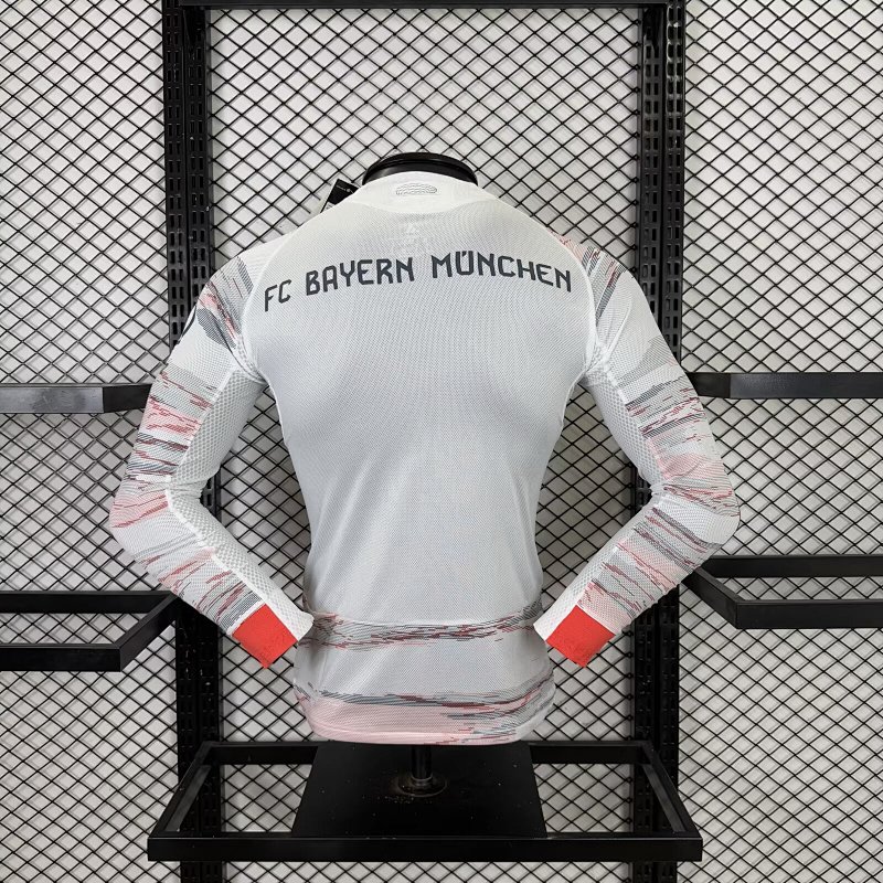 Player Version FCB Away Long Sleeve Soccer Jersey 25 26