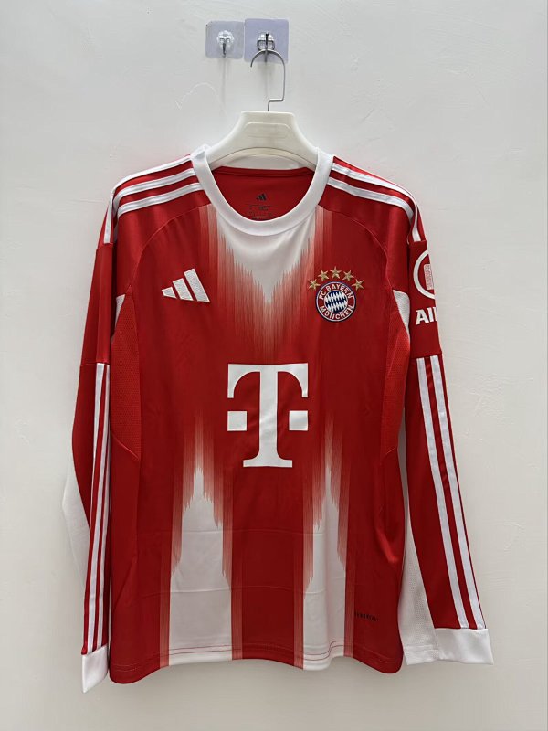 FCB Home Long Sleeve Soccer Jersey 2025 2026-509