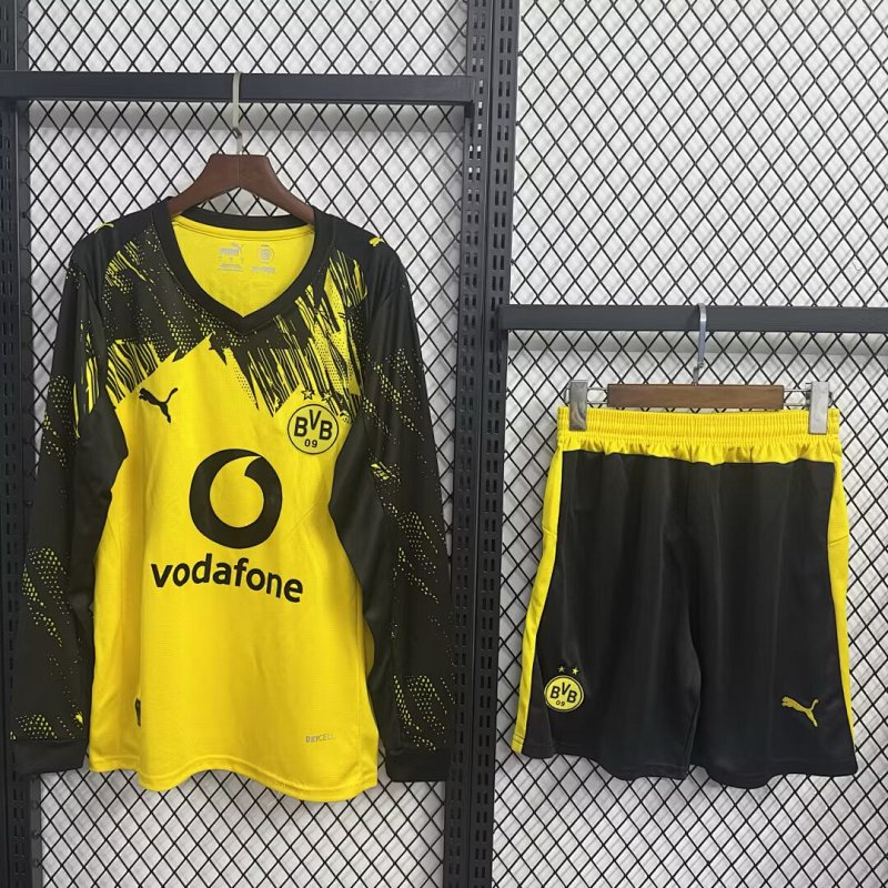 BVB Home Soccer Uniform 25 26