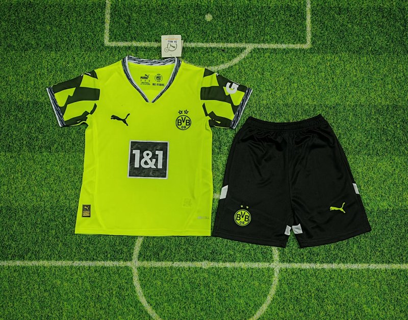 Kids BVB Special Soccer Uniform 2025 2026-abc