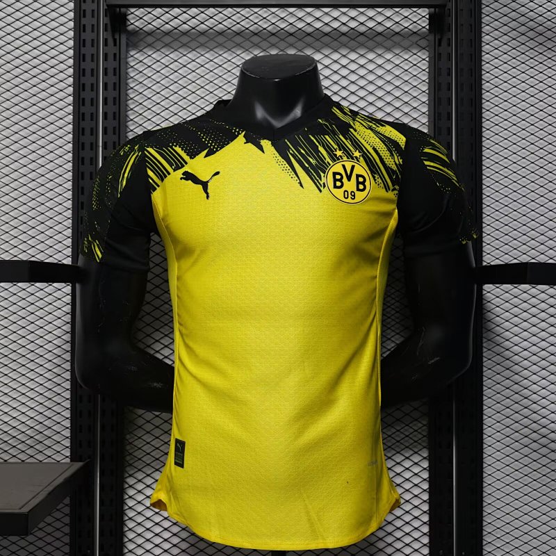 Player Version BVB Home Soccer Jersey 2025 2026-baocheng