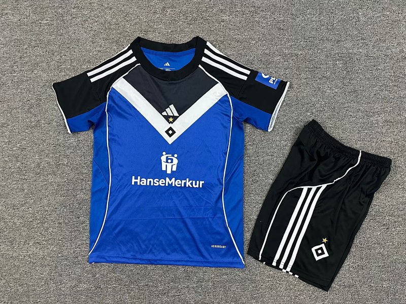 Kids Hamburger Away Soccer Uniform 25 26-1040