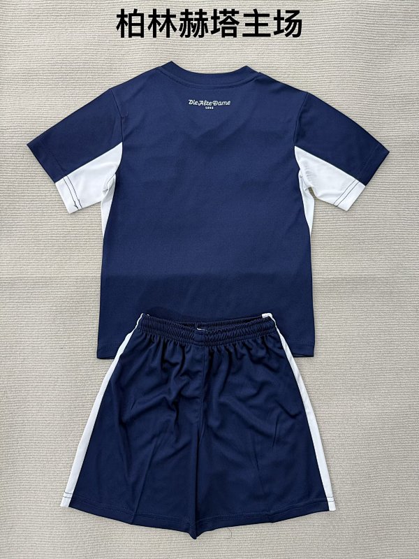 Adults And Youth Hertha Home Soccer Uniform 25 26-Li