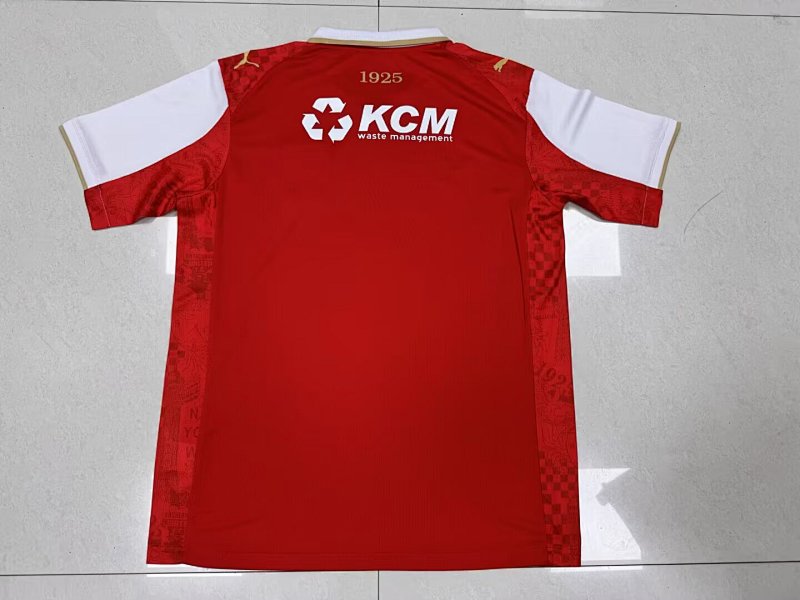 Rot-Weiss Essen Home Soccer Jersey 25 26-h2358