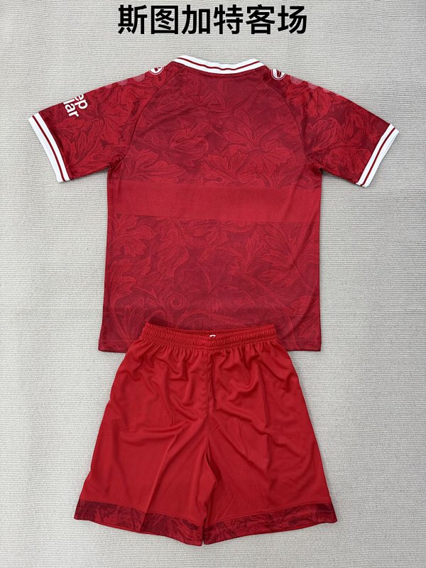Adults And Youth Stuttgart Away Soccer Uniform 25 26
