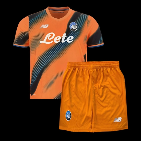 26 Kids Atalanta Third Orange Jersey