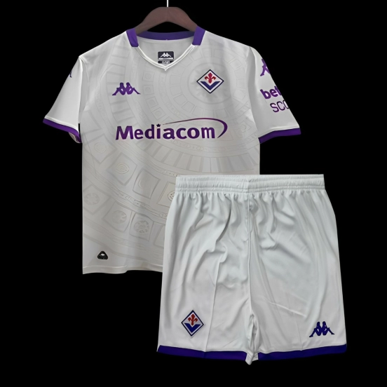 26 Kids Fiorentina Away White Jersey